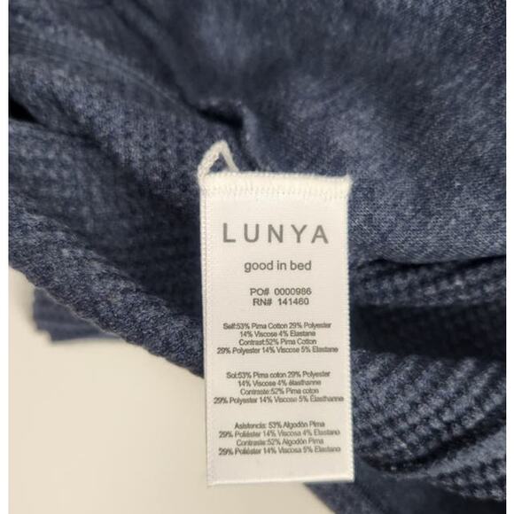 Lunya Restore Thermal High Rise Legging in Deep Blue Heather Size Medium NWOT - Picture 10 of 12